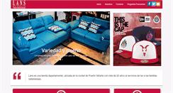 Desktop Screenshot of lans.com.mx